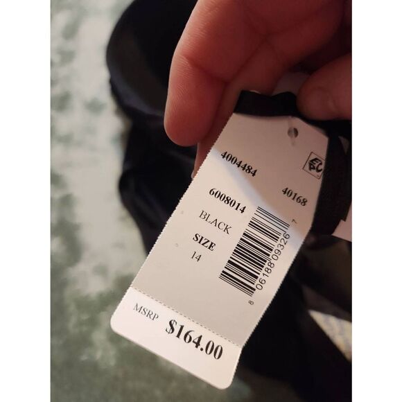 NWT Magicsuit BLACK Solids Angela One-Piece Swimsuit sz 14 - Picture 6 of 7